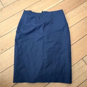 Brooks Brothers Classic Navy Pencil Skirt